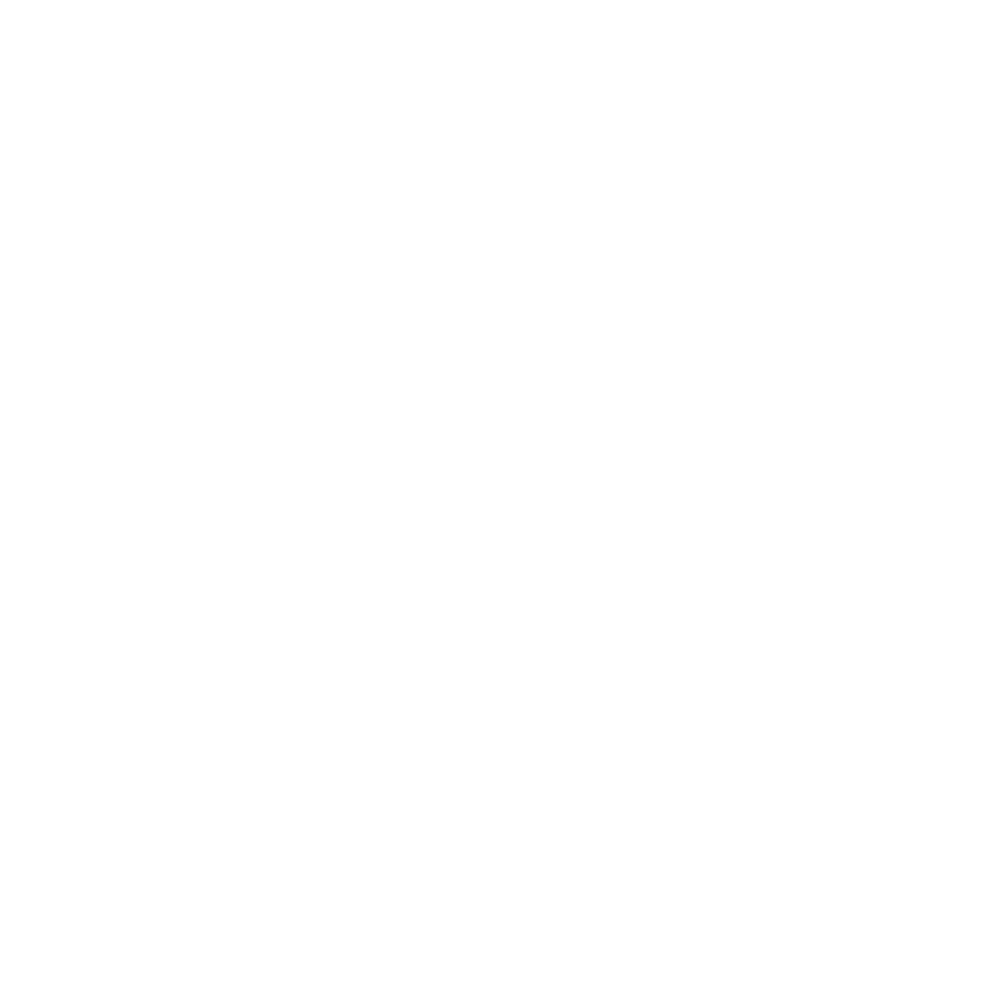 Decorative white triangle logo